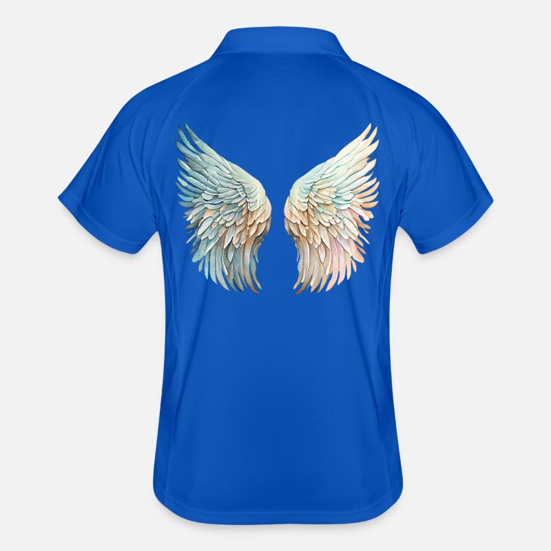Ailes d'Ange Pastel en Miroir Polo respirant Homme