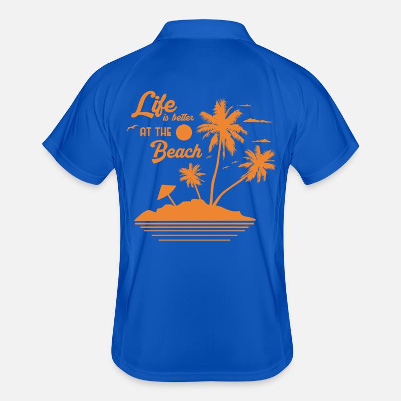 Coucher de soleil sur Palm Beach Polo respirant Homme