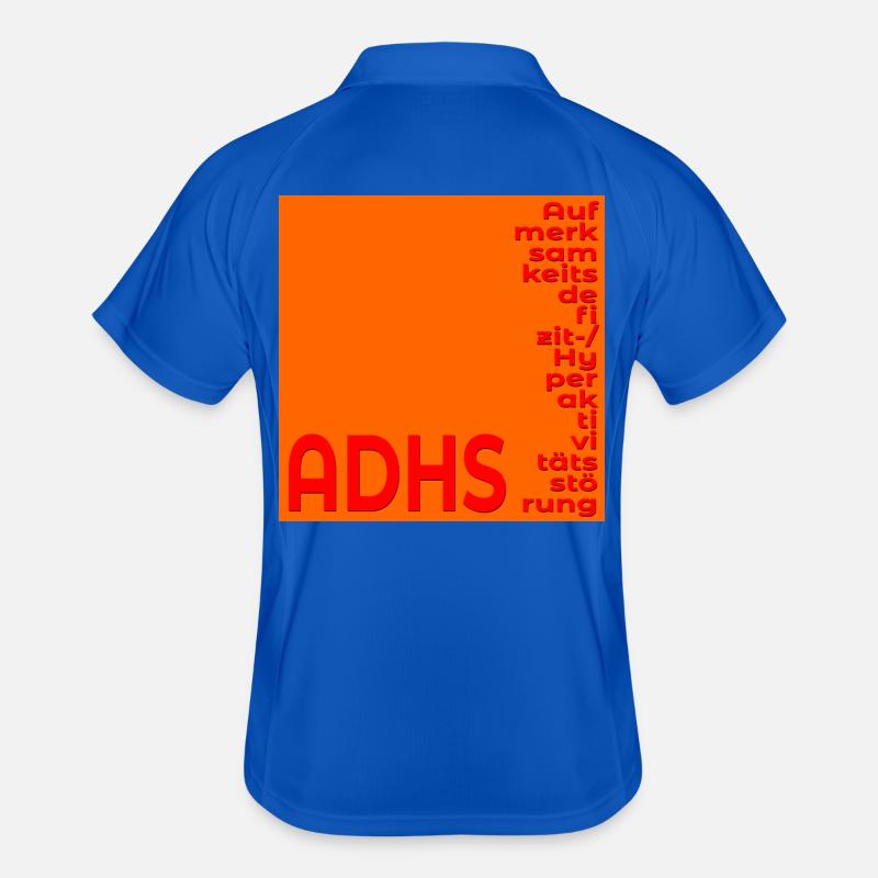 ADHD'S FOCUS CONCENTRATION Men's Polo breathable