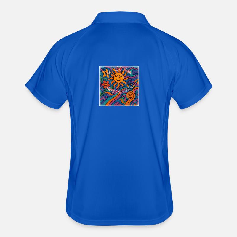 Feel the Sun - Summer Design Men's Polo breathable