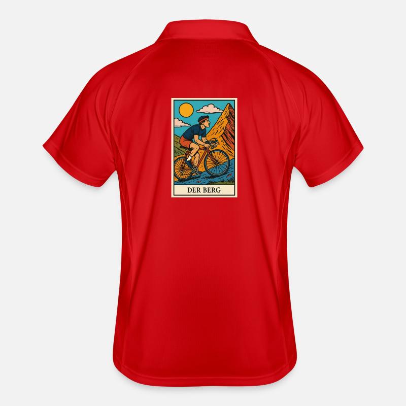 Radfahrer illustration Männer Polo atmungsaktiv
