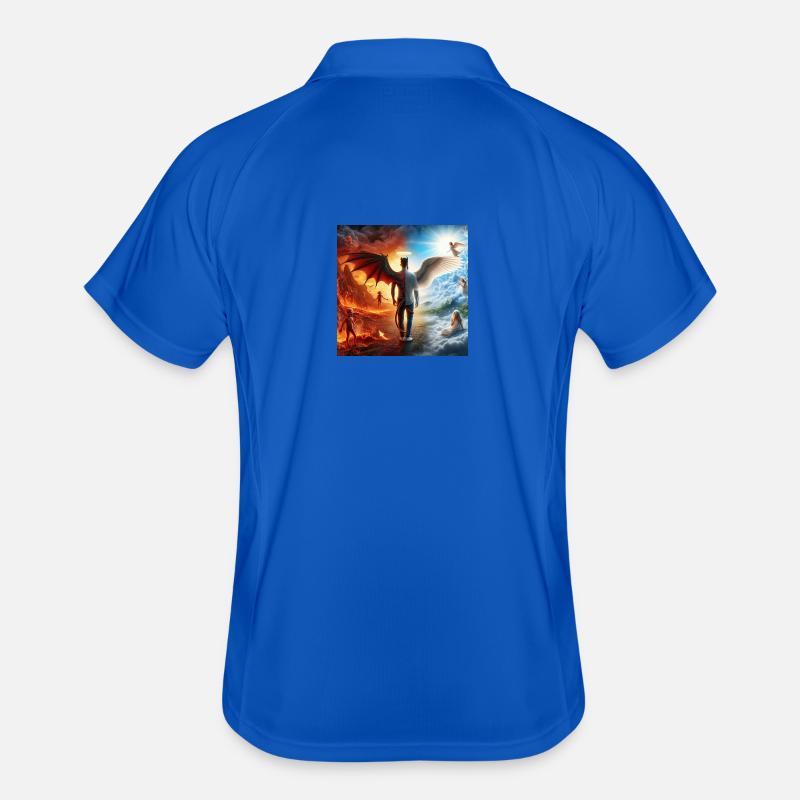 Equilibre Céleste et Infernal Polo respirant Homme