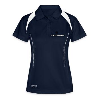 polinalkrimizei - Frauen Polo atmungsaktiv - Navy/Weiß - Vorne