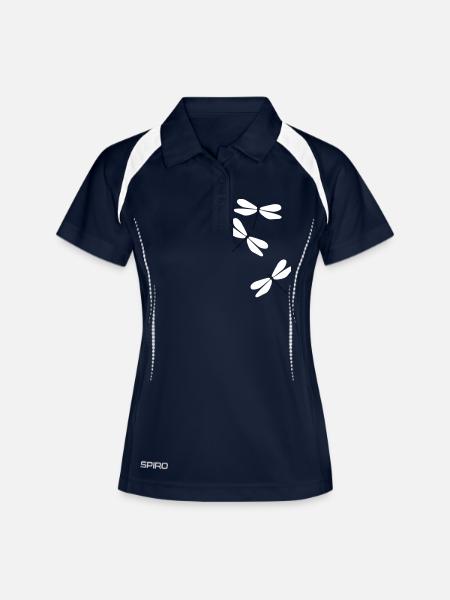 Dragonflies beu5 - Women's Polo breathable - navy/white