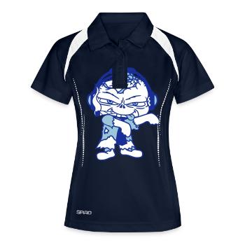 Cool Zombie Undead Horror Halloween Party Monster - Women's Polo breathable - navy/white - Front