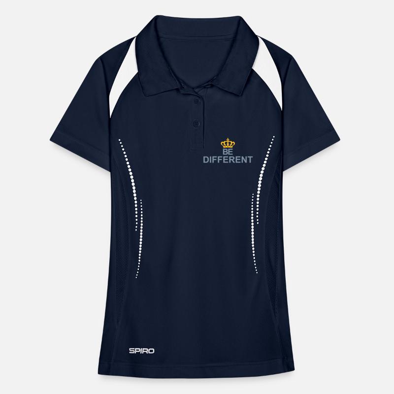 Soyez différent Logo Design Polo respirant Femme