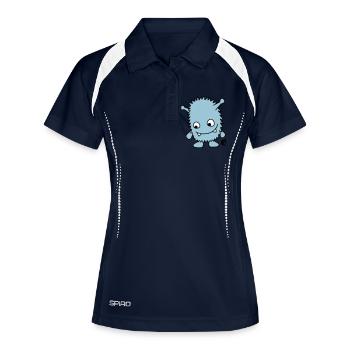 Monster (3ck) - Women's Polo breathable - navy/white - Front