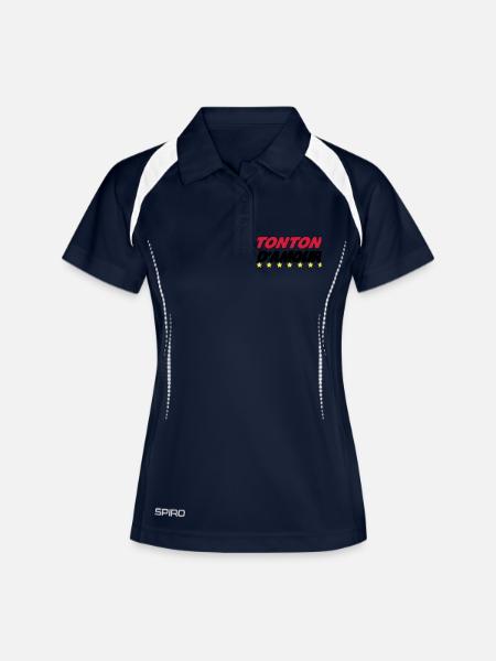 UNCLE of love - Women's Polo breathable - navy/white