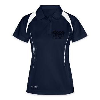Hen Birthday - Women's Polo breathable - navy/white - Front