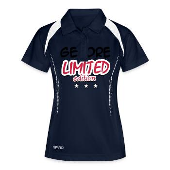 GENDRE LIMITED EDITION - Frauen Polo atmungsaktiv - Navy/Weiß - Vorne