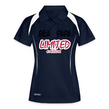 BEAU PAPA LIMITED EDITION - Polo respirant Femme - marine/blanc - Devant