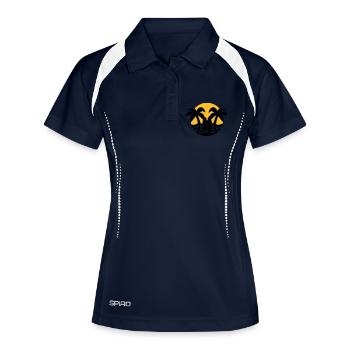Surf - Polo respirant Femme - marine/blanc - Devant