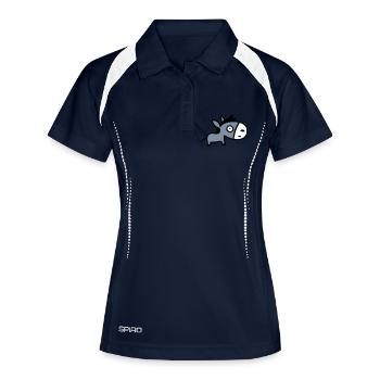 Little Donkey 3 - Women's Polo breathable - navy/white - Front