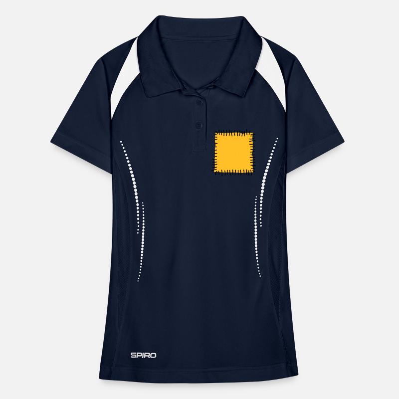 Patch repair patchwork fabric sewing needle Women's Polo breathable