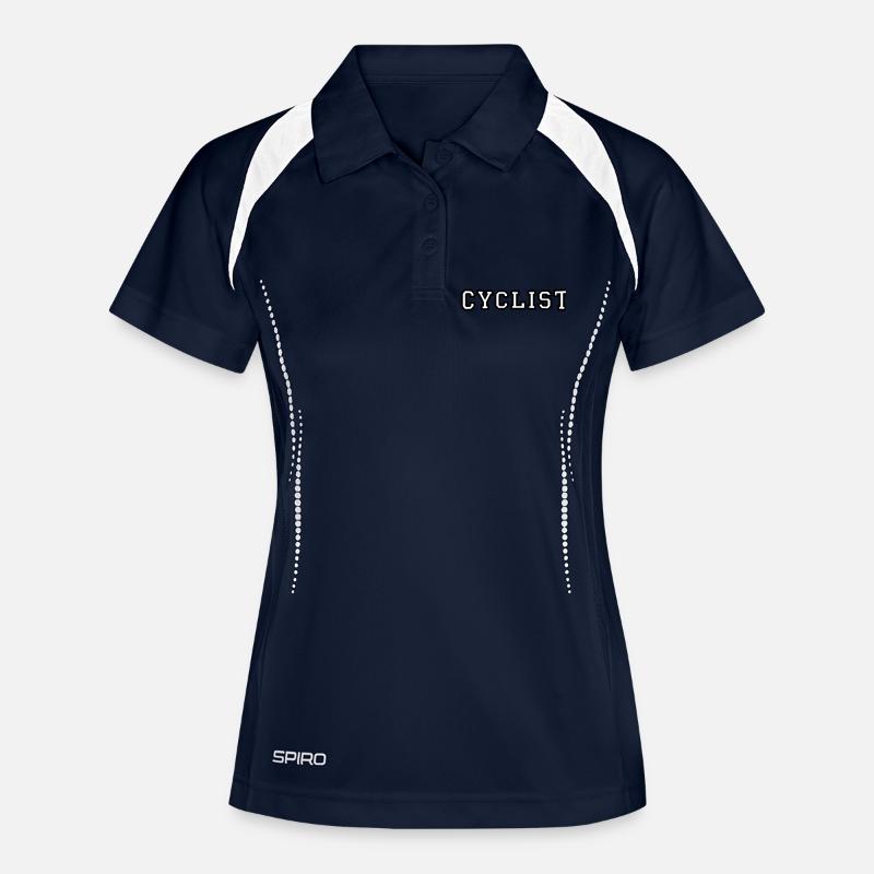 Cyclist - Women's Polo breathable - navy/white