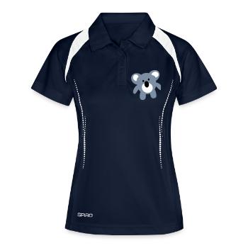 koala - Women's Polo breathable - navy/white - Front