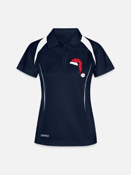 Nicholas Santa Hat - Women's Polo breathable - navy/white