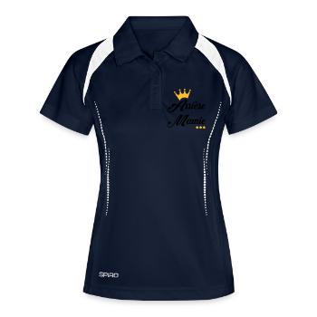 Grandma Oma Großmütter Mamy Mamie Grand-Mère - Women's Polo breathable - navy/white - Front