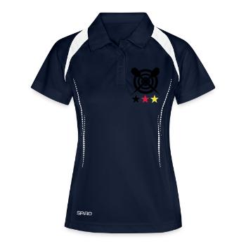 Darts Germany - Women's Polo breathable - navy/white - Front