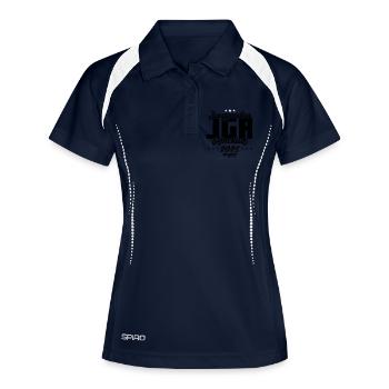 Enterrement de vie de garçon enterrement de vie de garçon 2025 - Polo respirant Femme - marine/blanc - Devant