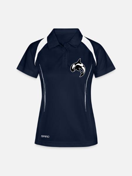 Orca - Women's Polo breathable - navy/white