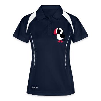 Papageitaucher - Puffin - Women's Polo breathable - navy/white - Front