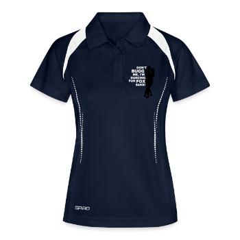 Don t bugg me I m dancing for fox sake - Women's Polo breathable - navy/white - Front