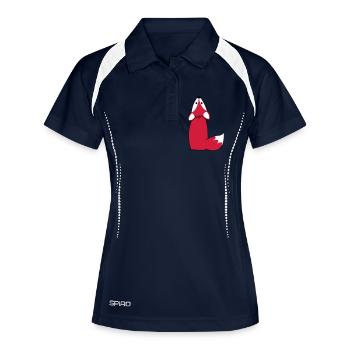 fuchs - Frauen Polo atmungsaktiv - Navy/Weiß - Vorne