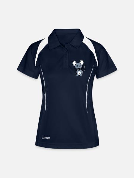 Mouse - Women's Polo breathable - navy/white