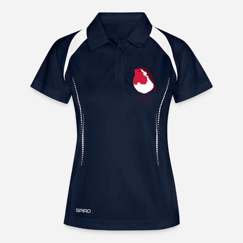 robin - Women's Polo breathable - navy/white