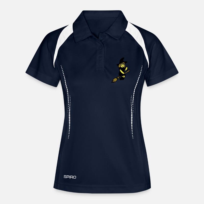 Chibi Witch - Women's Polo breathable - navy/white