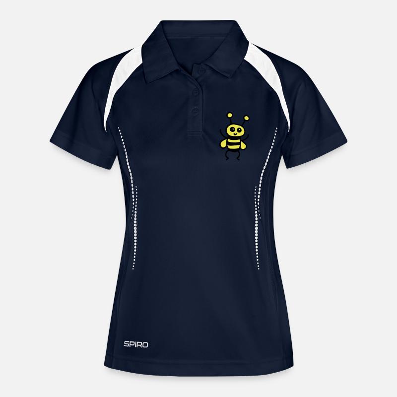 Cute Bee - Women's Polo breathable - navy/white