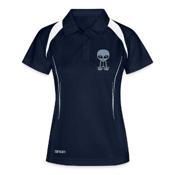 signifie baiser de vous insultes méchantes stinkfi - Polo respirant Femme - marine/blanc - Devant