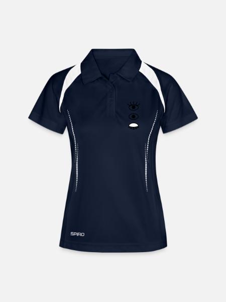 Eyes - Women's Polo breathable - navy/white
