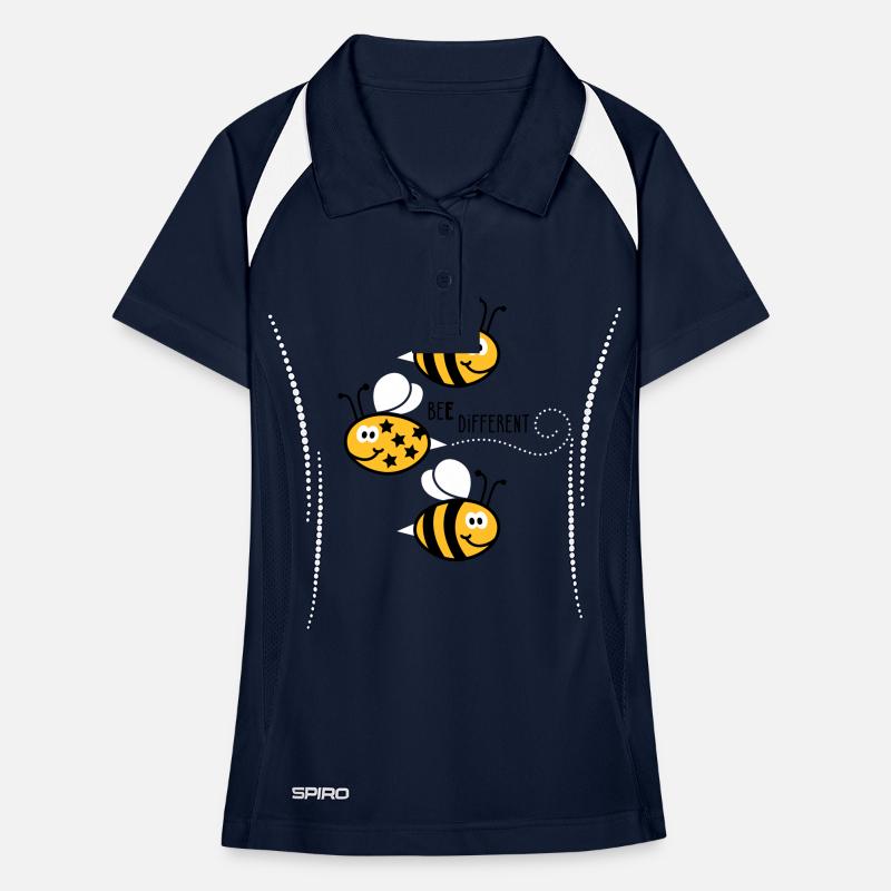 Be different - be yourself - Bee - Bee - 3C Women's Polo breathable