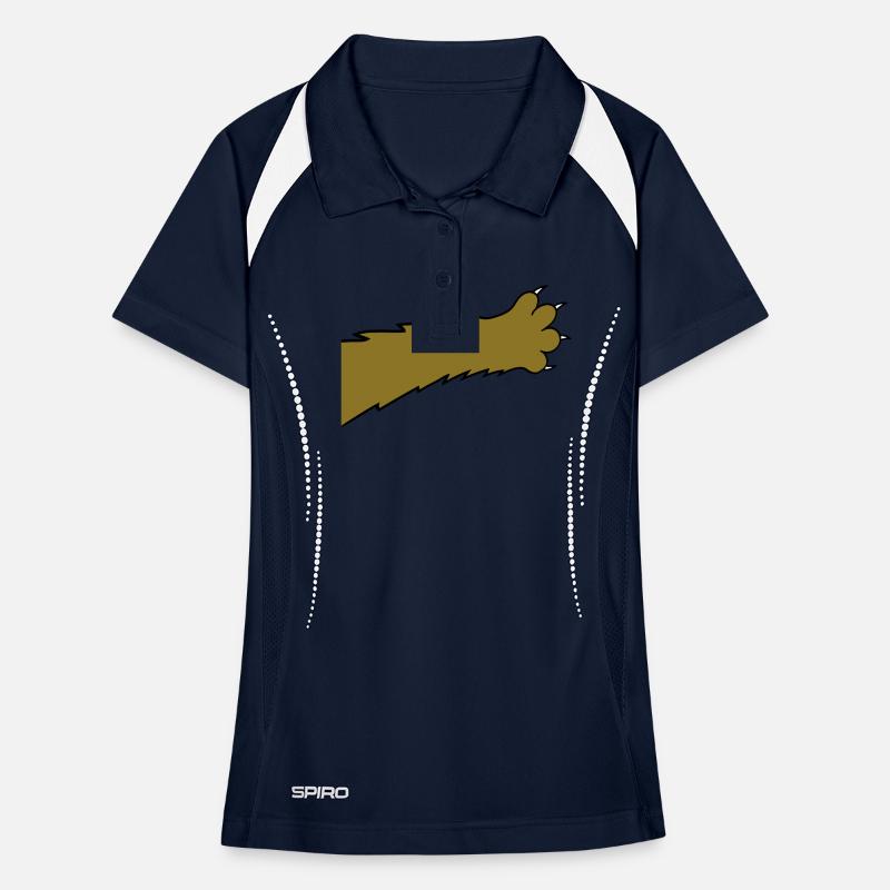 Cats, claws, paws, paws, sharp claws, scratching Women's Polo breathable