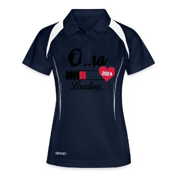 Granny Chargement 2024 - Polo respirant Femme - marine/blanc - Devant