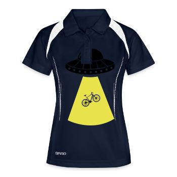 UFO Bicycle - Women's Polo breathable - navy/white - Front