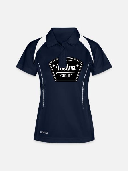 Retro Quality - Women's Polo breathable - navy/white