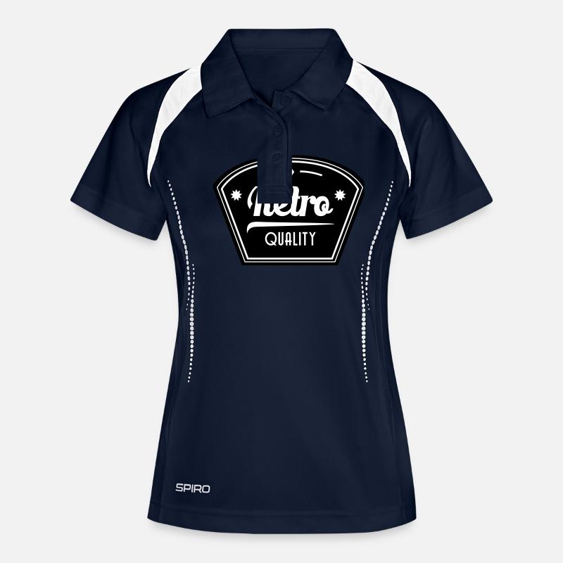 Retro Quality - Women's Polo breathable - navy/white