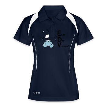 IT: The End Of Reason! - Polo respirant Femme - marine/blanc - Devant