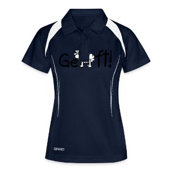 Fait! - Polo respirant Femme - marine/blanc - Devant