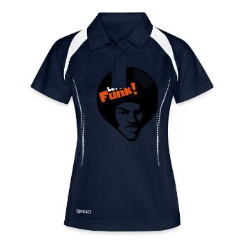 Waxman - Frauen Polo atmungsaktiv - Navy/Weiß - Vorne