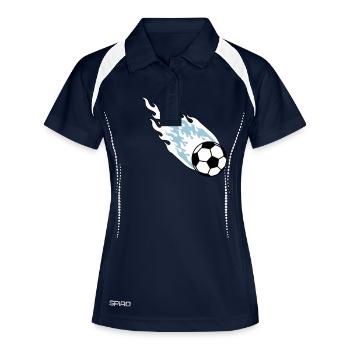 Fireball Football Finland - Women's Polo breathable - navy/white - Front