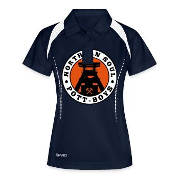 Pott-Lord - Women's Polo breathable - navy/white - Front