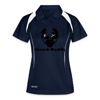 Granddaddy - Frauen Polo atmungsaktiv - Navy/Weiß - Vorne
