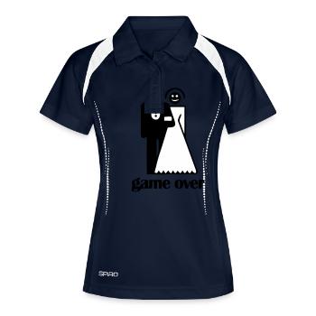 Wedding Game Over - Women's Polo breathable - navy/white - Front