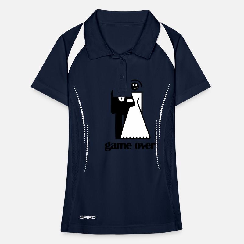 Jeu de mariage plus Polo respirant Femme