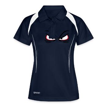 Evil Eyes - Women's Polo breathable - navy/white - Front
