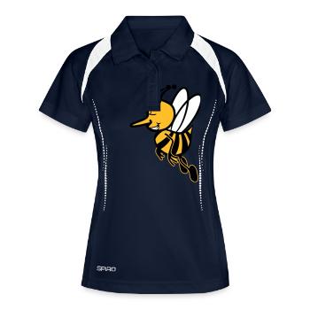 Bee fly sweet - Women's Polo breathable - navy/white - Front